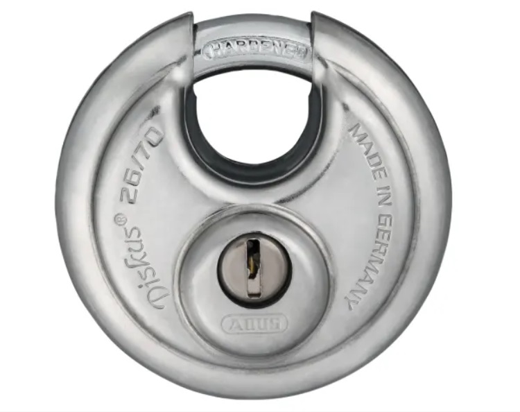 26/70 DISKUS PADLOCK (CARDED)      32178 ABUS