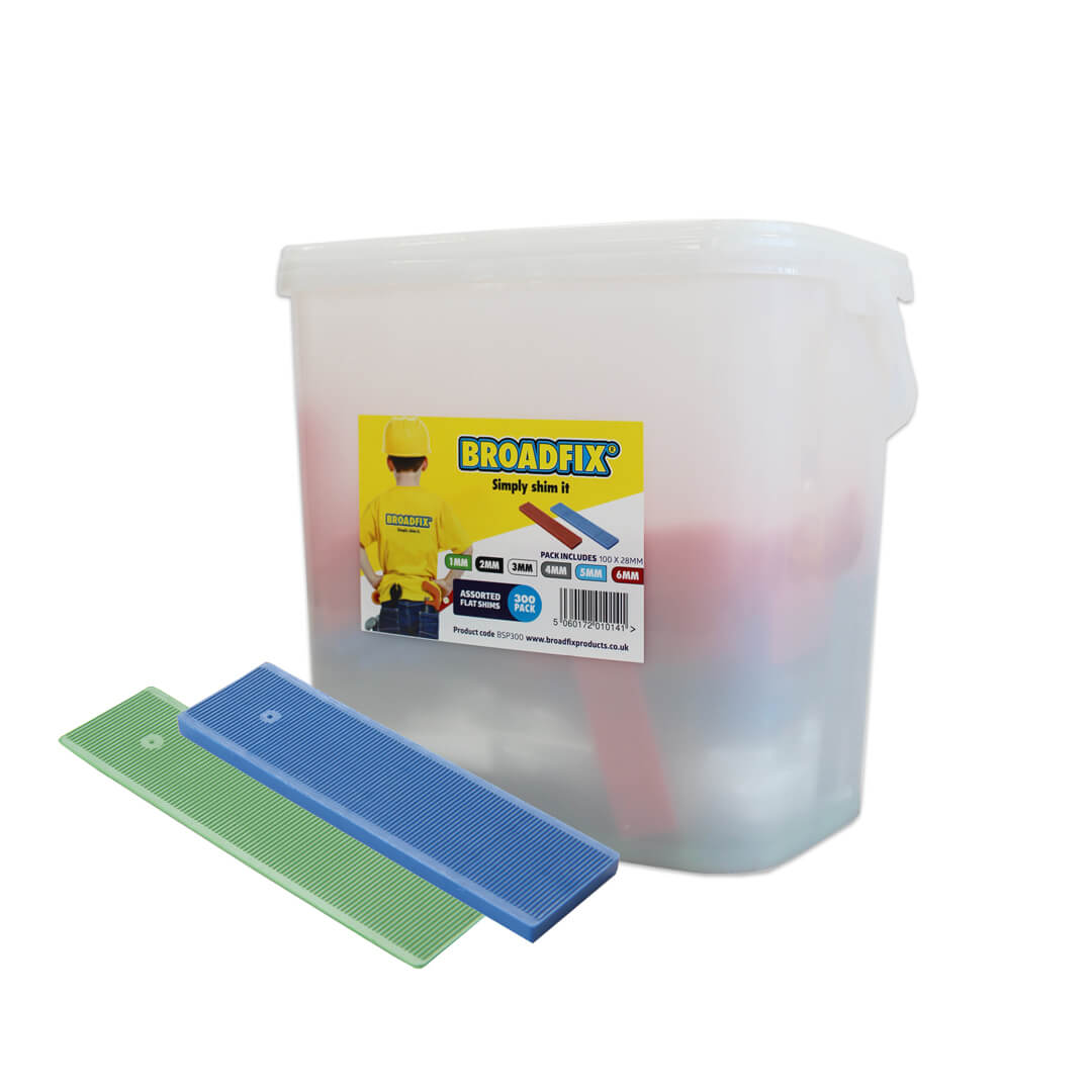 100x28 Assorted Plastic Glazing Packers
Tub of 300