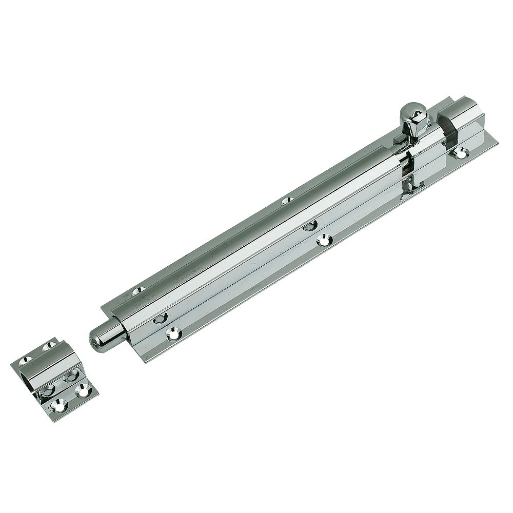 Straight Polished Chrome Barrell Bolts