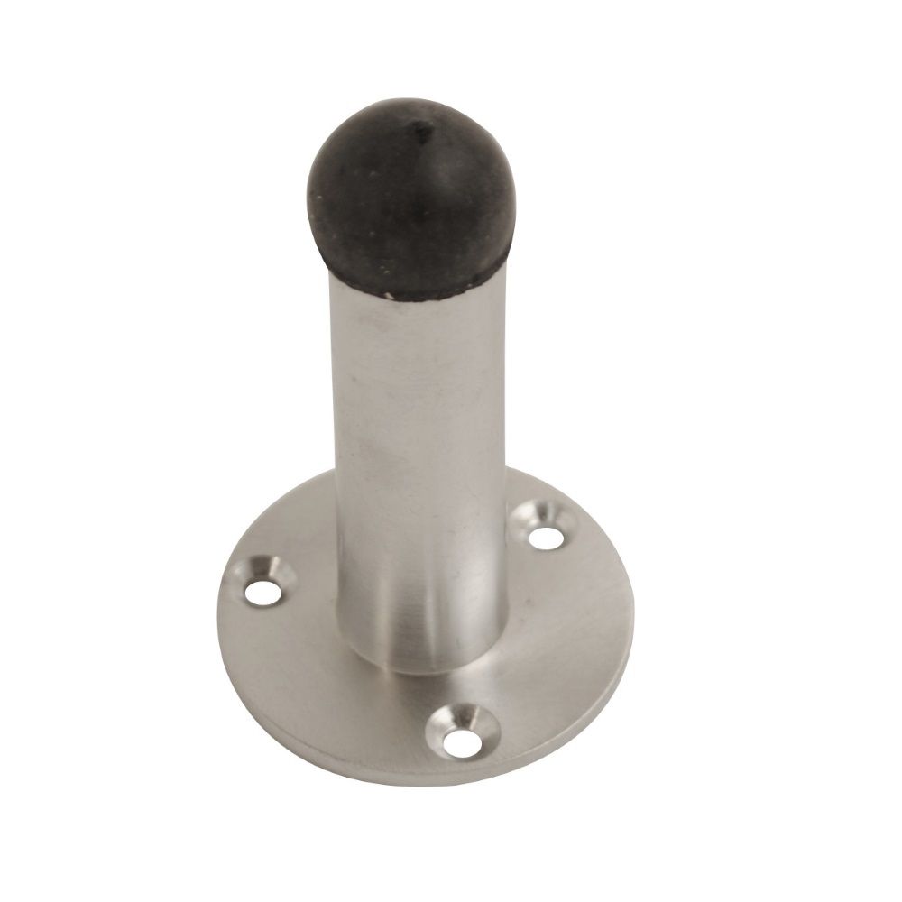 Satin Chrome Projection Door Stop 76mm