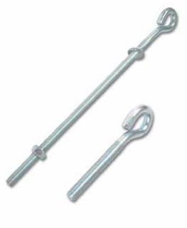 M6 x 80 BZP Metric Eyebolts