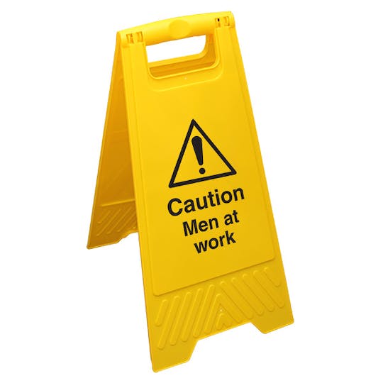 Men At Work Cleaning Stand 233X615