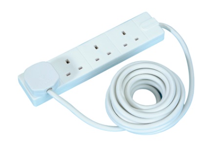 Trailing Socket 2m 4 Gang 240v