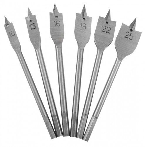 Flat wood Bit Set 10/13/16/19/22/25mm