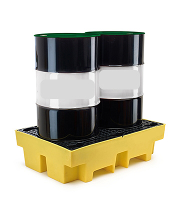 2-drum Polyethylene Spill Pallet
