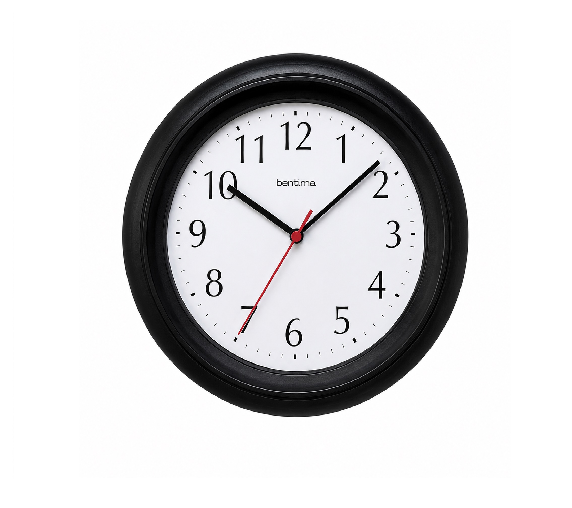 Black 12 Hour Wall Clock