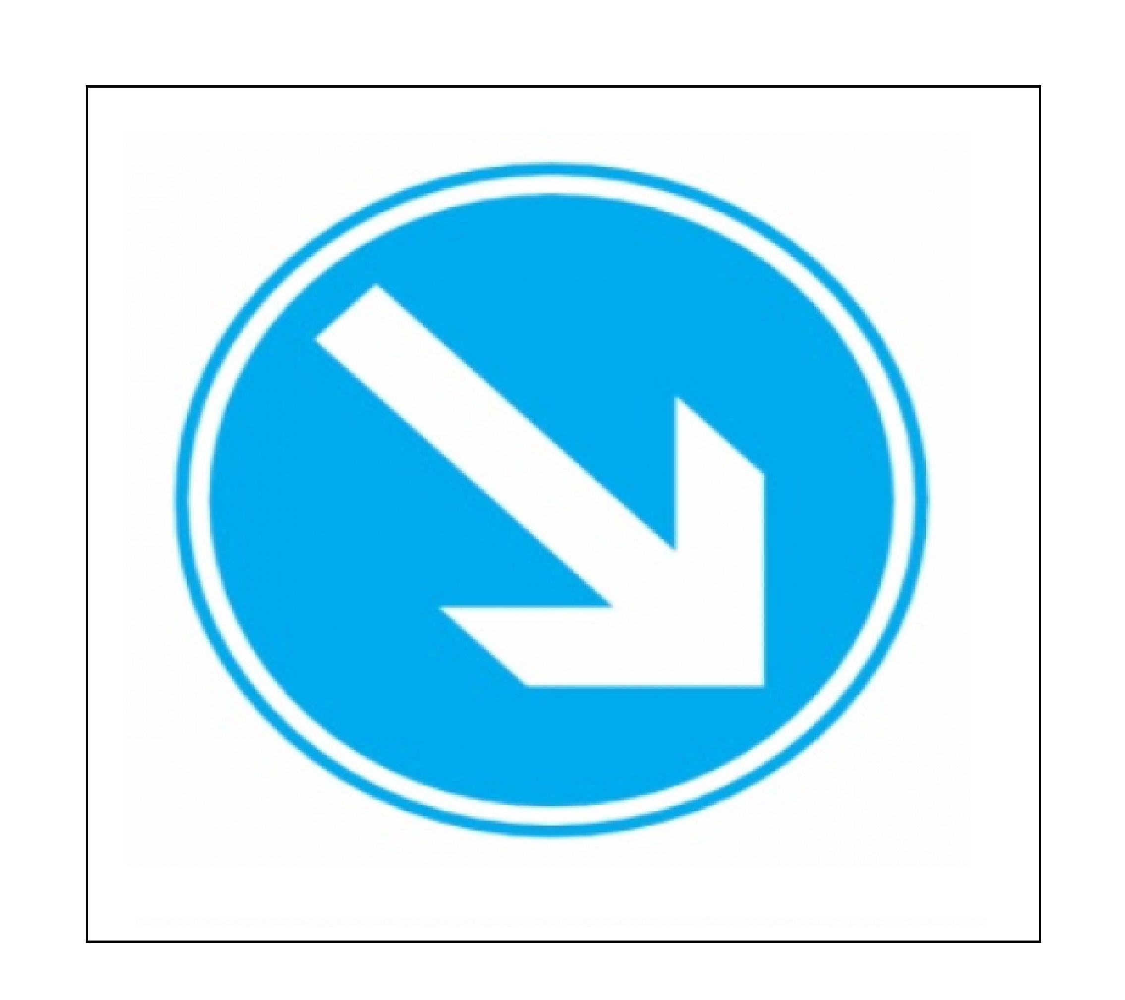 Directional arrow signs