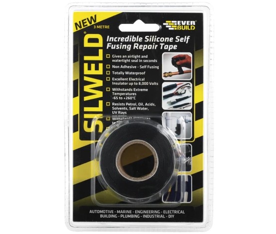 SOS Pipe Repair Tape Black 3mtr