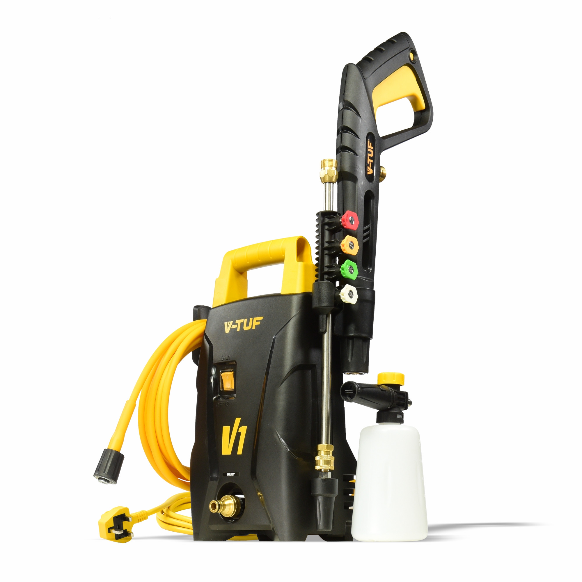 V-TUF V1-240 Electric Pressure Washer X2 105Bar, 6.5L/min