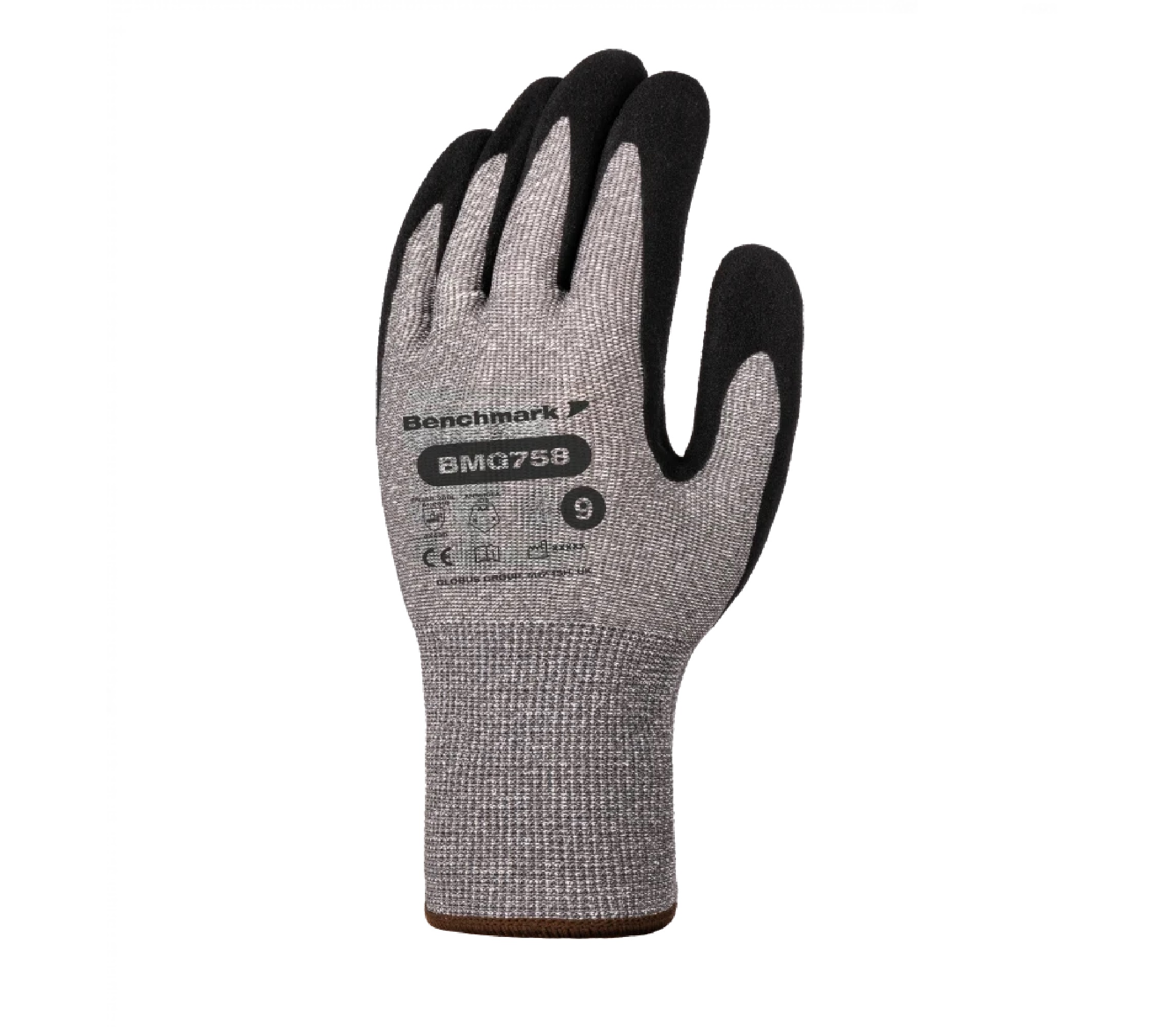 EMG758 Cut E HPPE Steel, Nylon/Nitrile Foam Glove