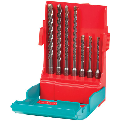Trijet SDS Plus Hammer Bit Set 7 Pce 5.0, 5.5, 6.0x100 & 6.0, 7.0, 8.0, 10x160