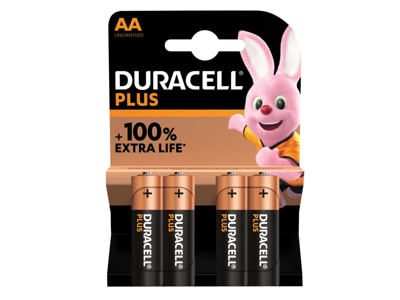 AA Alkaline Batteries 1.5v (pk 4)