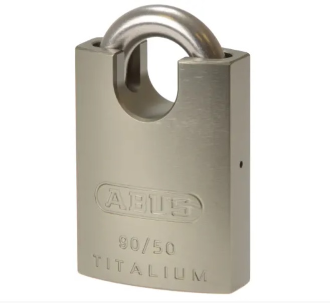 90RK/50 TITALIUM™ Padlock Closed Shackle - ABUS