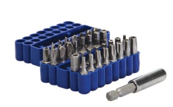 Security Bit Set 33pce - 25mm