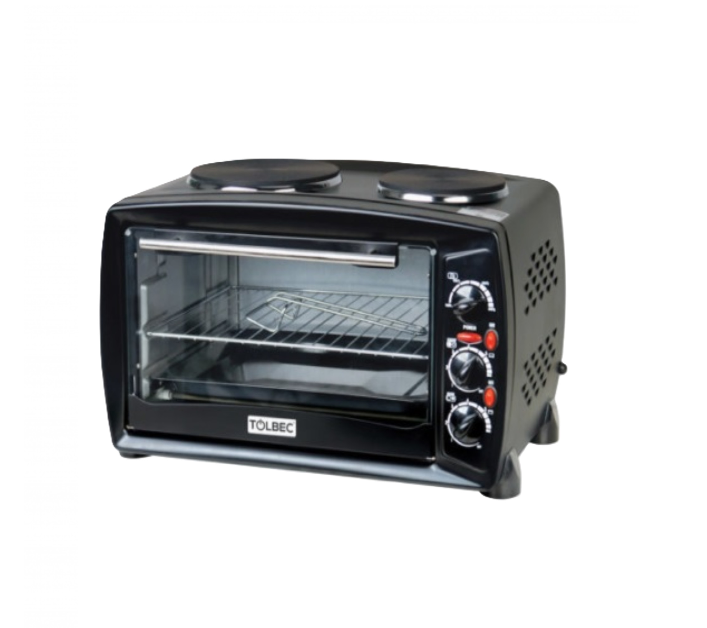 Compact Mini Oven 240V 30Ltr with 2 Hot Plates