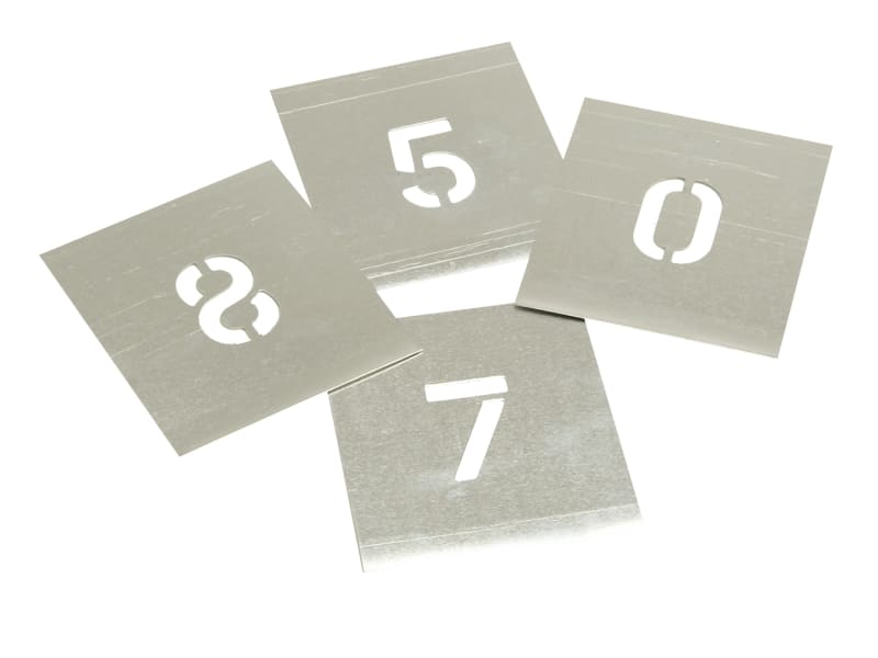 SET ZINC STENCILS FIGURES 4.IN ATB