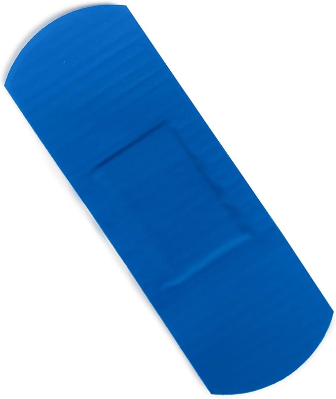 Assorted Blue Detectable Plasters (Box 100