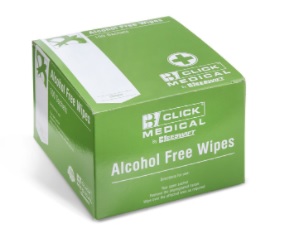 Alcohol Free Cleansing Wipes (Pk 100) Non-Sterile
