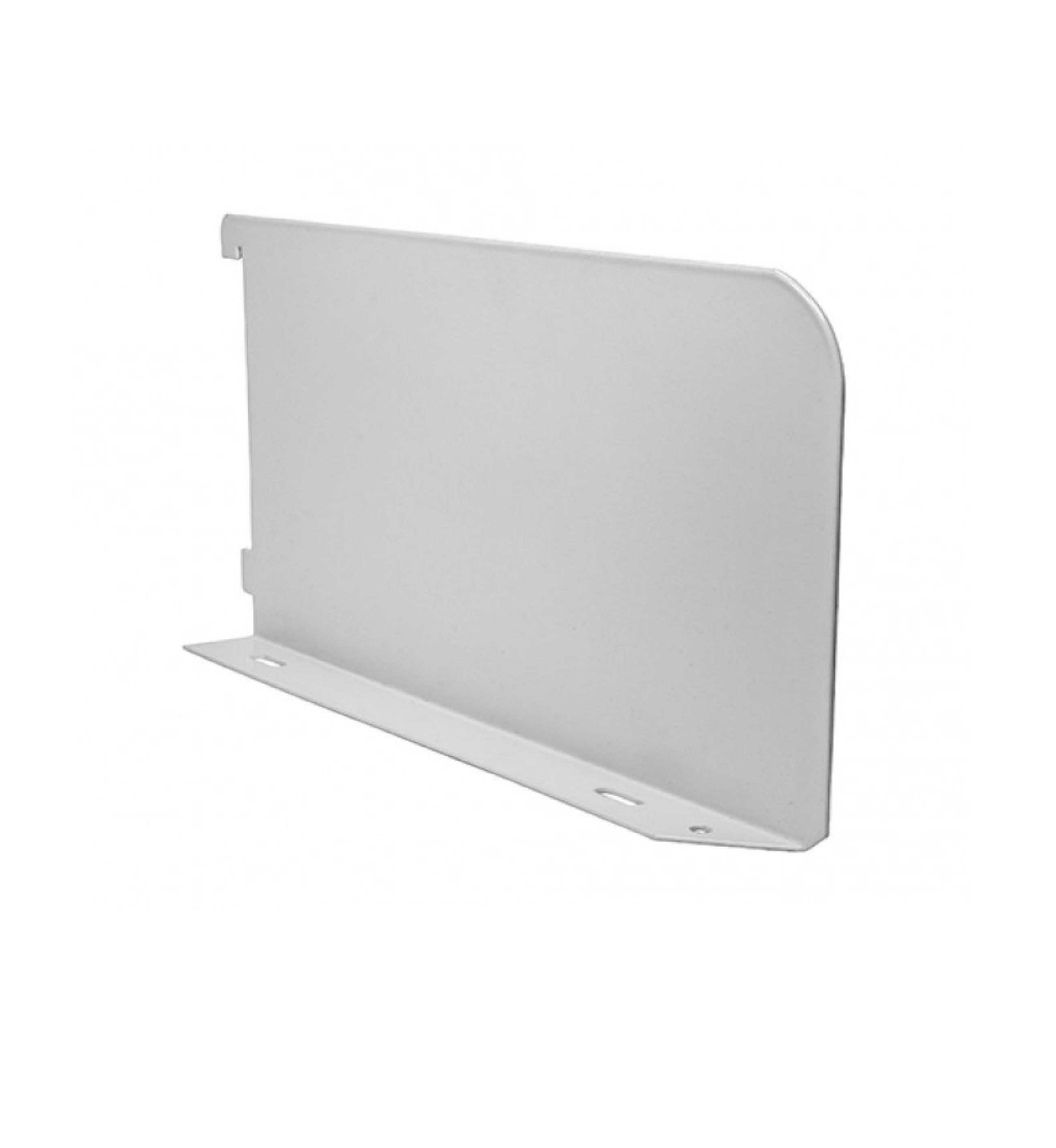 250mm Shelf Book End - White (Pair)