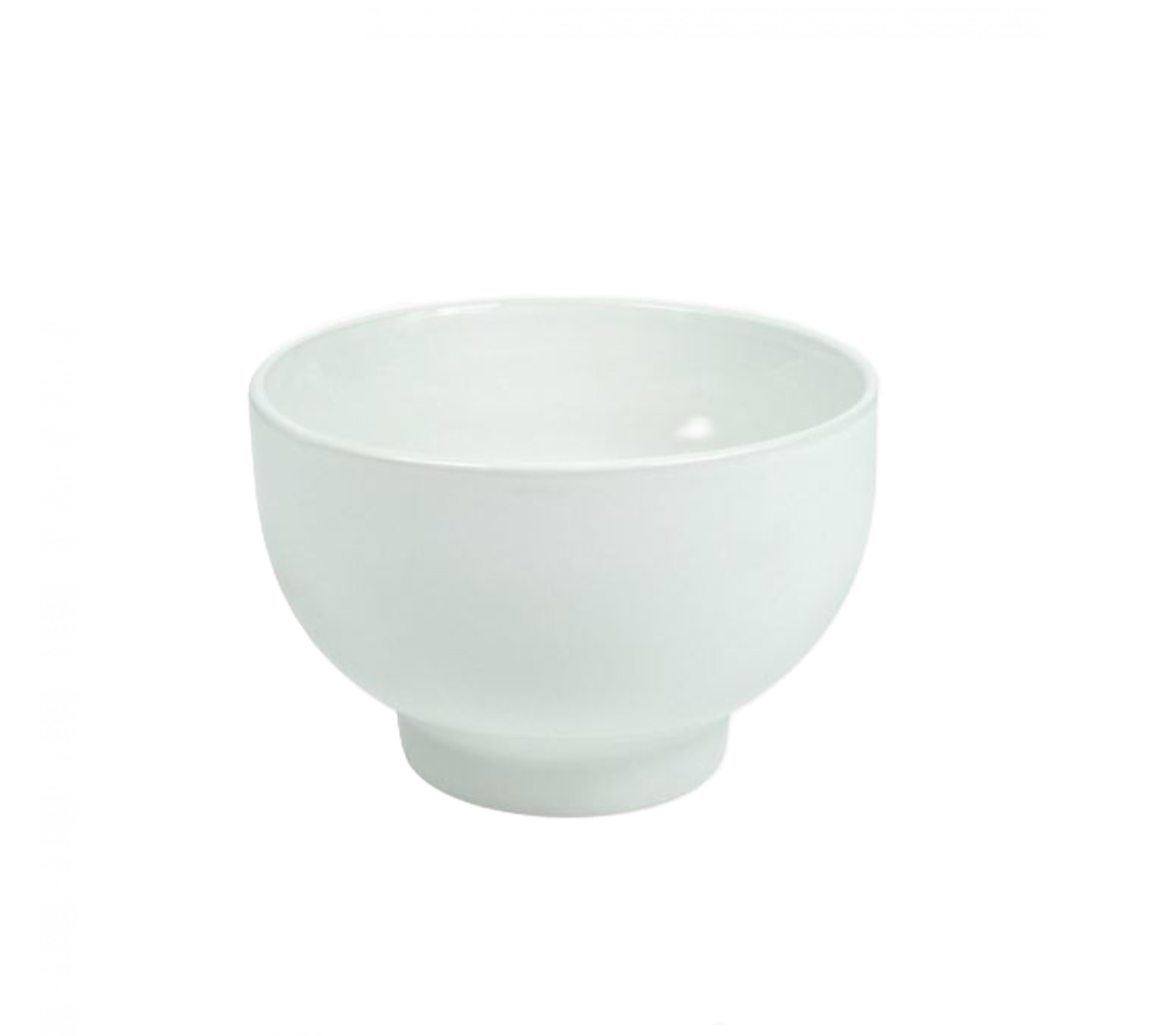 Plain White Porcelain Bowl