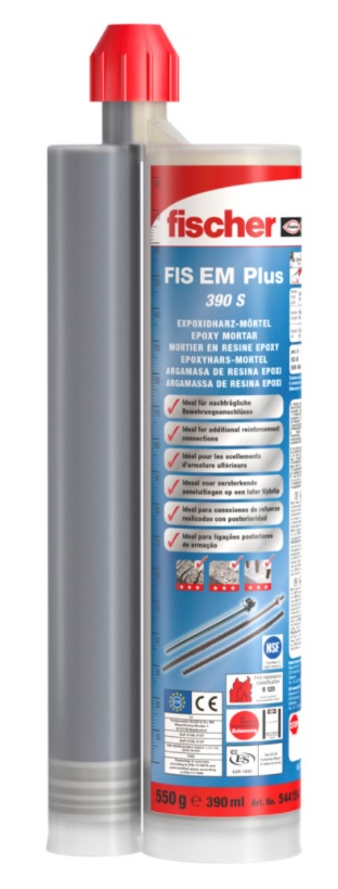 FIS-EM Plus 390S Fischer Pure Epoxy Resin Cartridge (390ml)