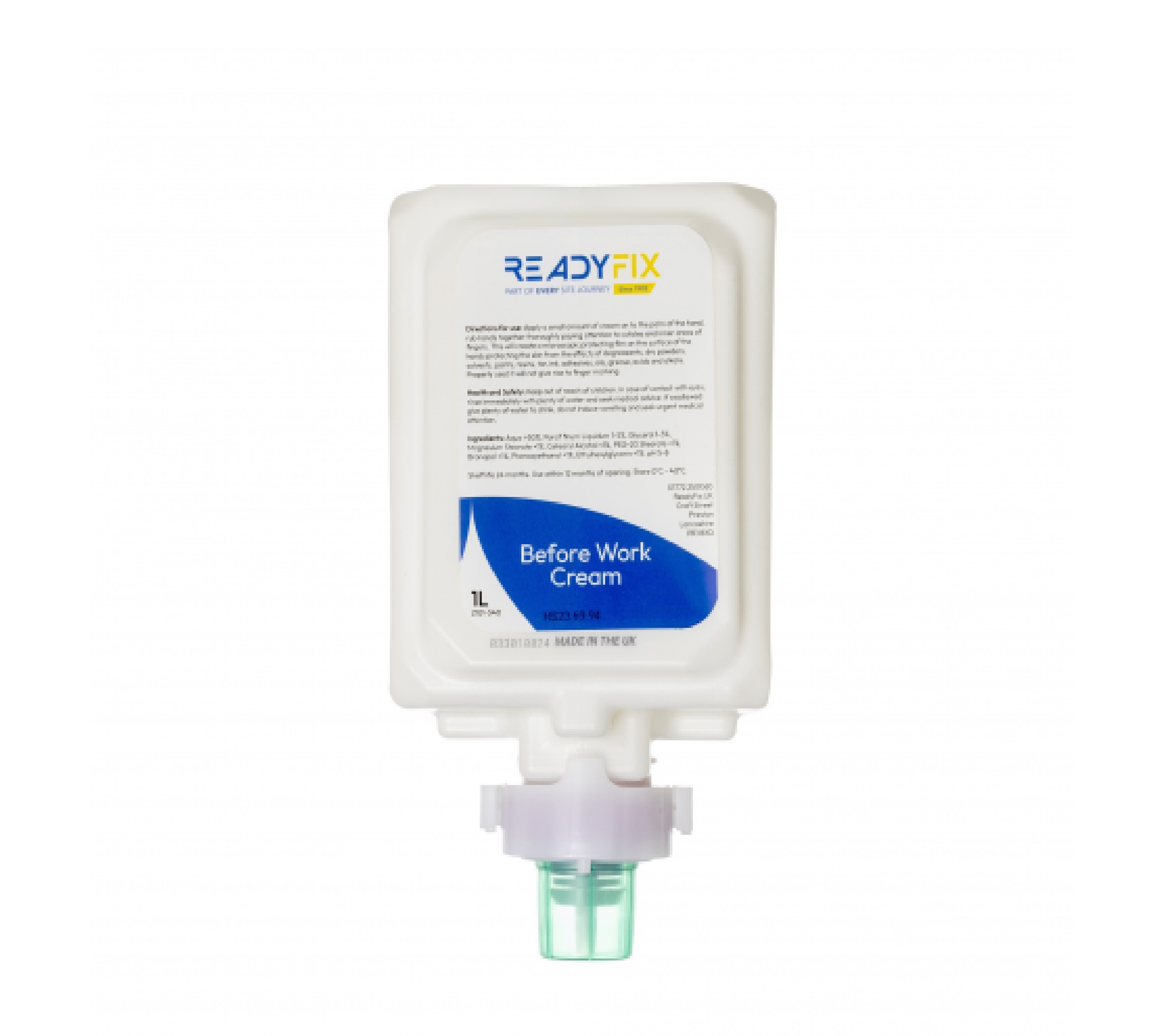 Readyfix Cartridges For Skin Safety Centre and 1 Litre Dispenser