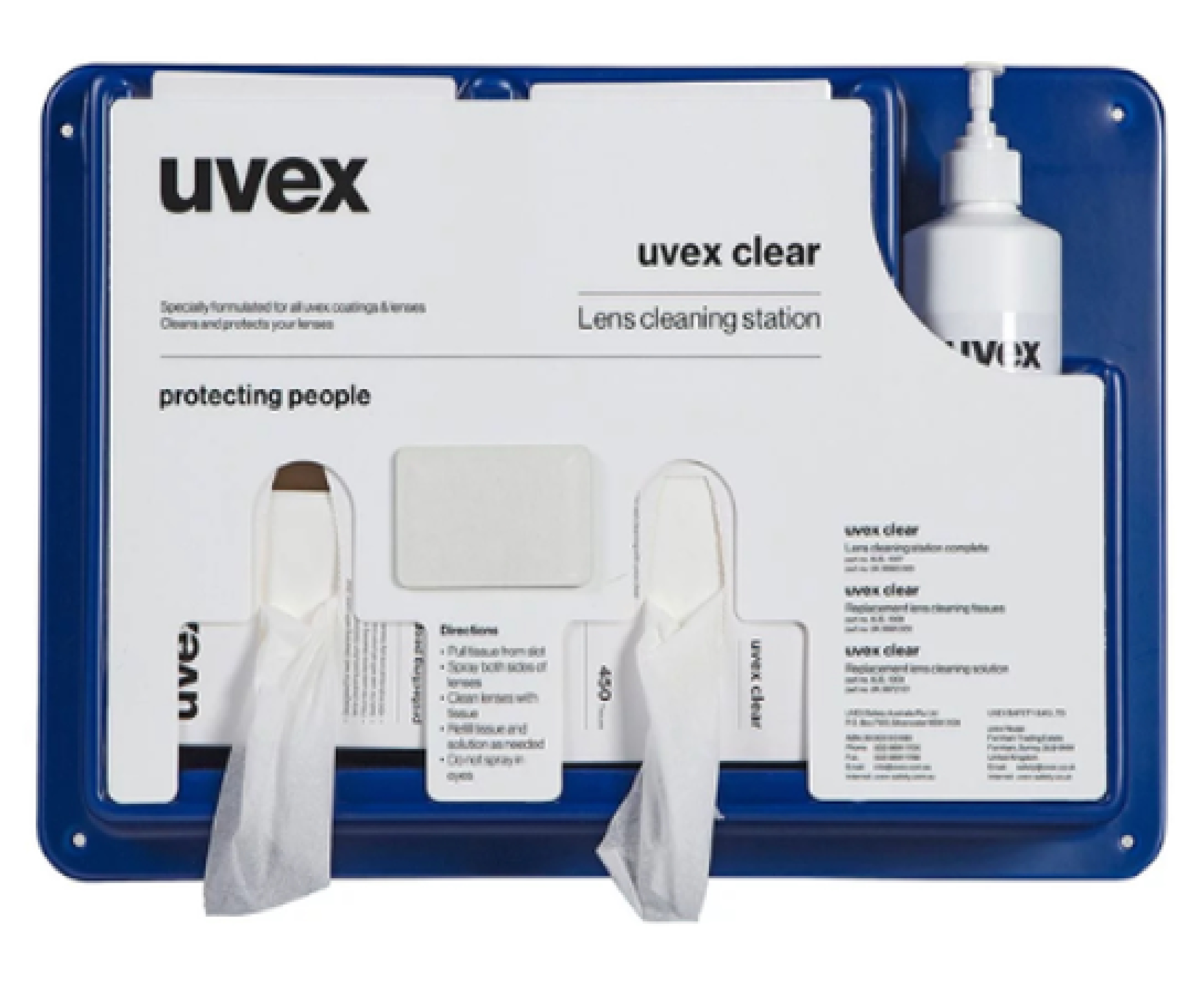 UVEX Plastic Lens Cleaning Station