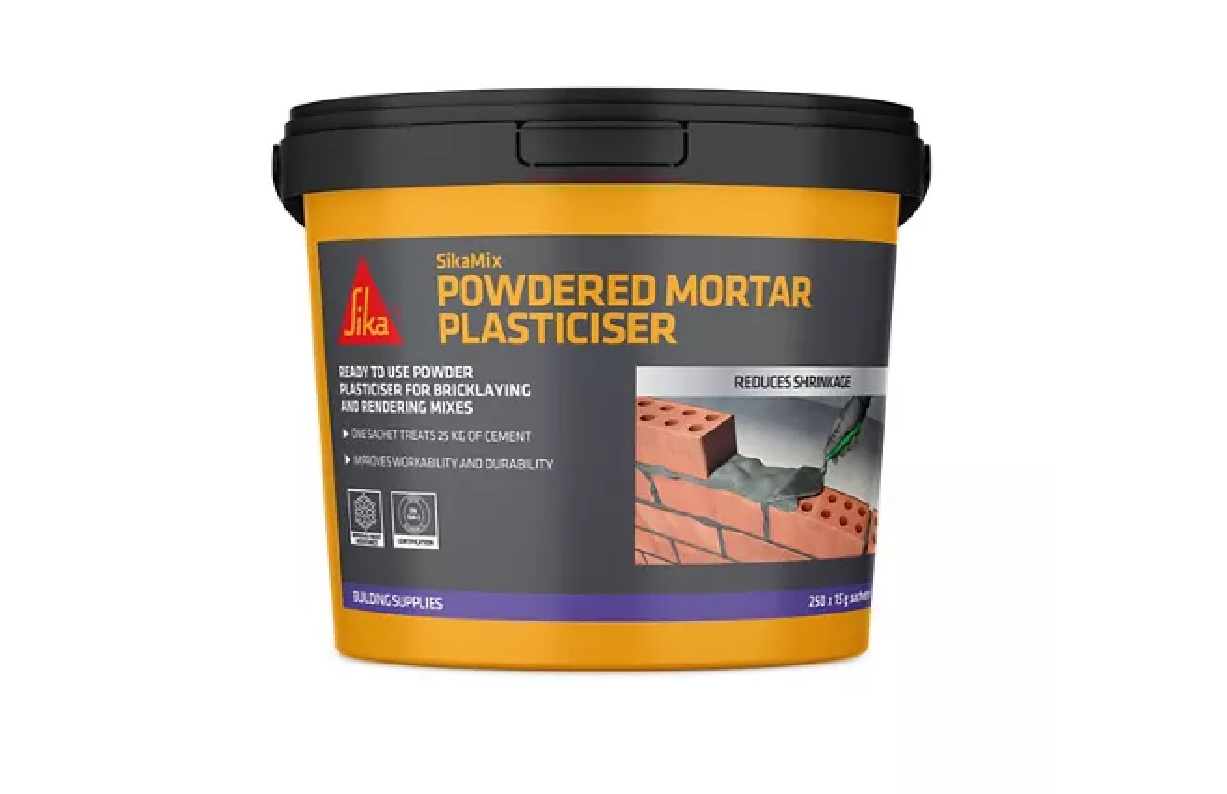 SikaMix PMP Powder Mortar Plasticiser (250 Sachets)