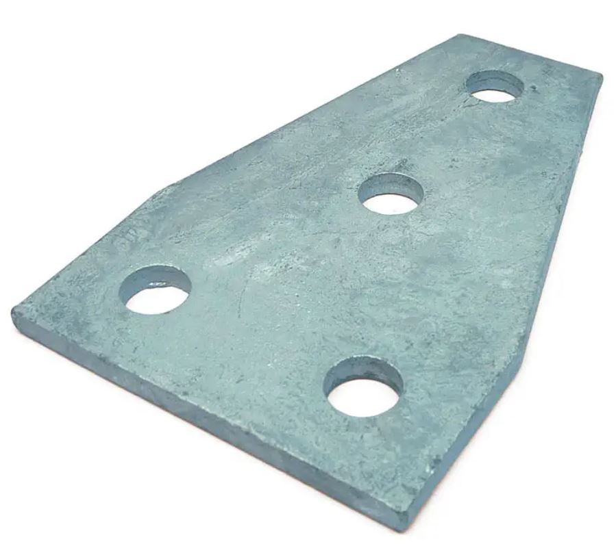 FP1100-4 Hole Flat Channel Vee Brackets