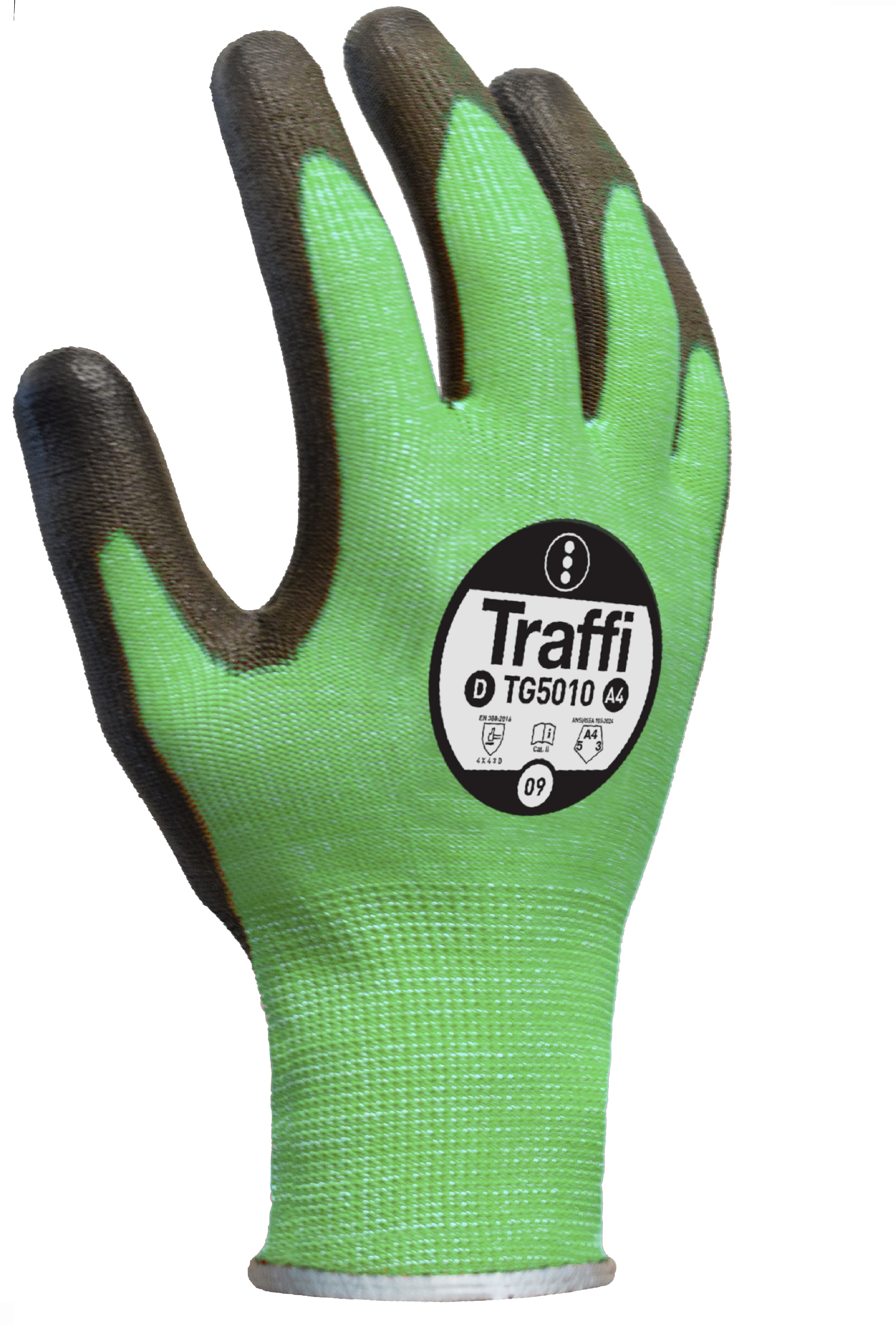 Dynamic TraffiGlove Green TG5010