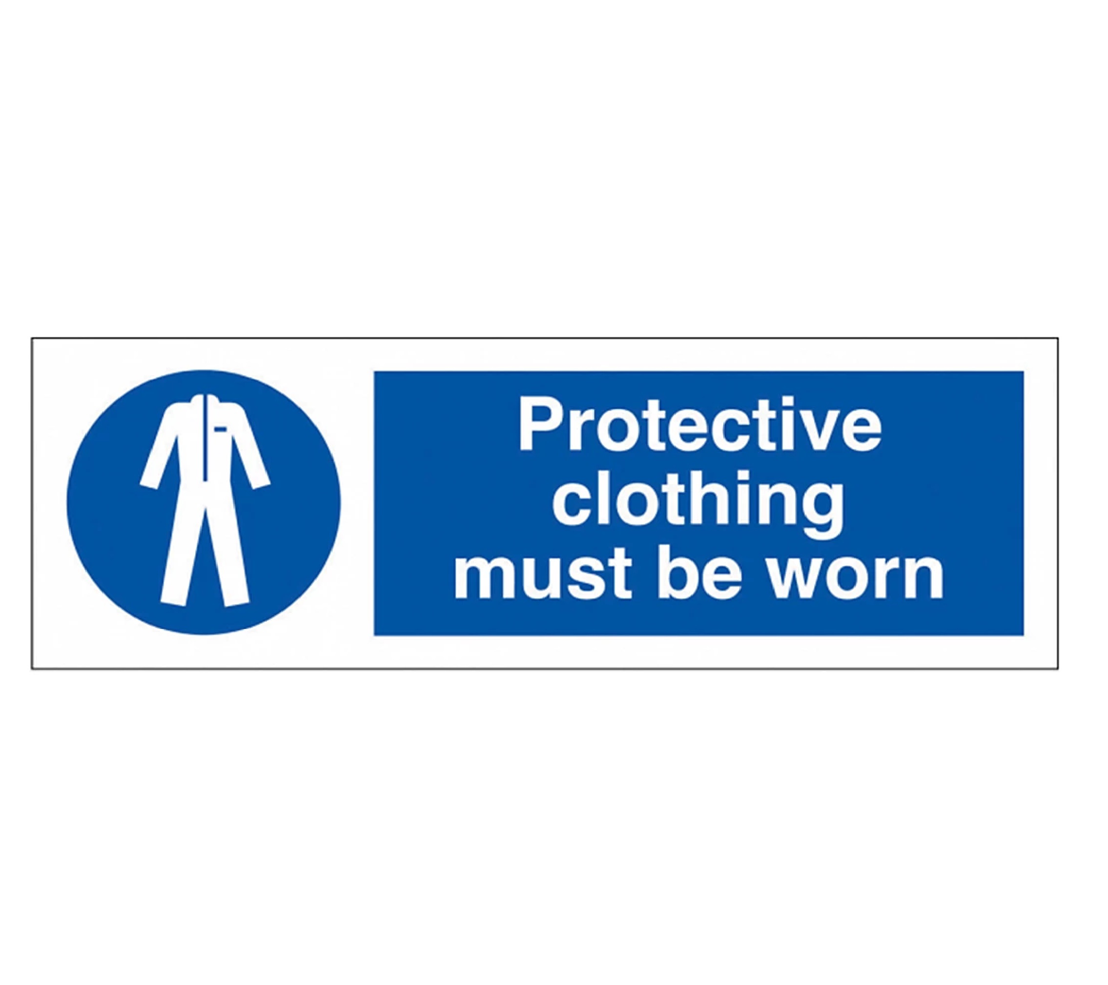 Protective Clothing Must Be Worn 400x150mm RP