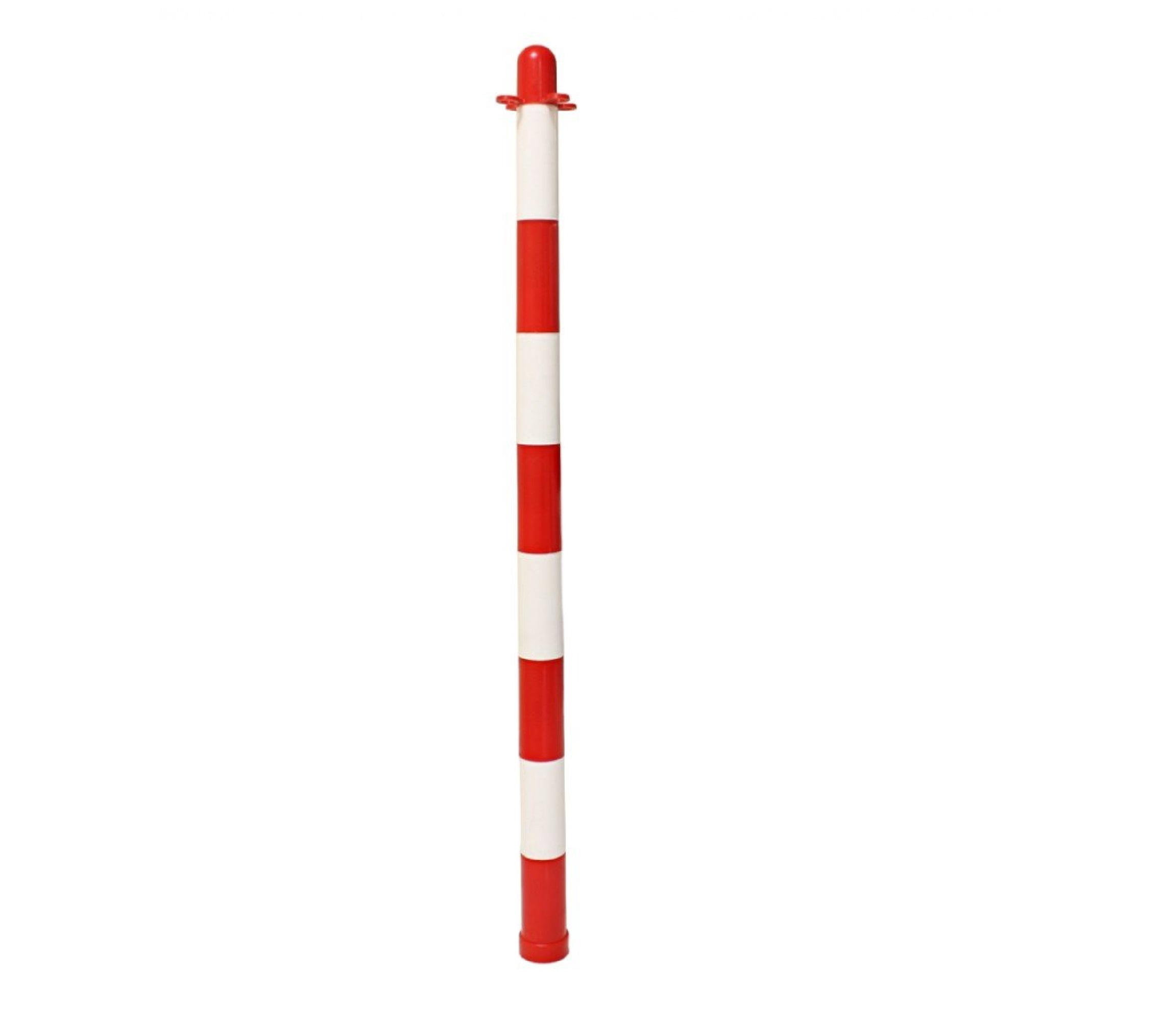Red & White Chain Support Post