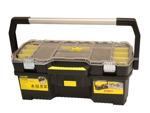 TOOLBOX 24IN WITH ORGANISER LID STANLEY